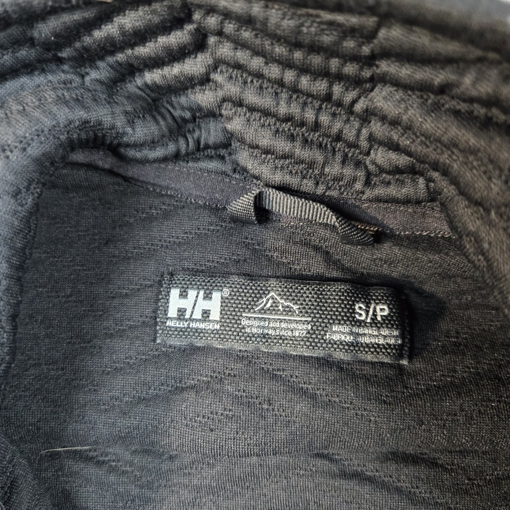 Helly Hansen Sweatshirt Mens Small Black Ebony Lillo‎ Snap Pullover Skiing - Picture 9 of 16